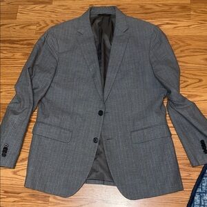 Banana Republic Gray Pinstripe Sport Coat